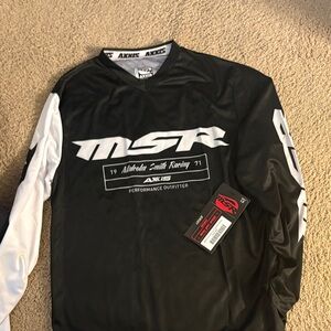 MSR Black and White Men's Racing Shirt